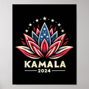 Poster Campanha Presidencial Feminina Kamala Harris 2024