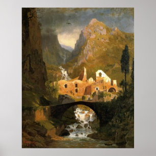 Poster Campania Italia de Mulini do dei do Valle de