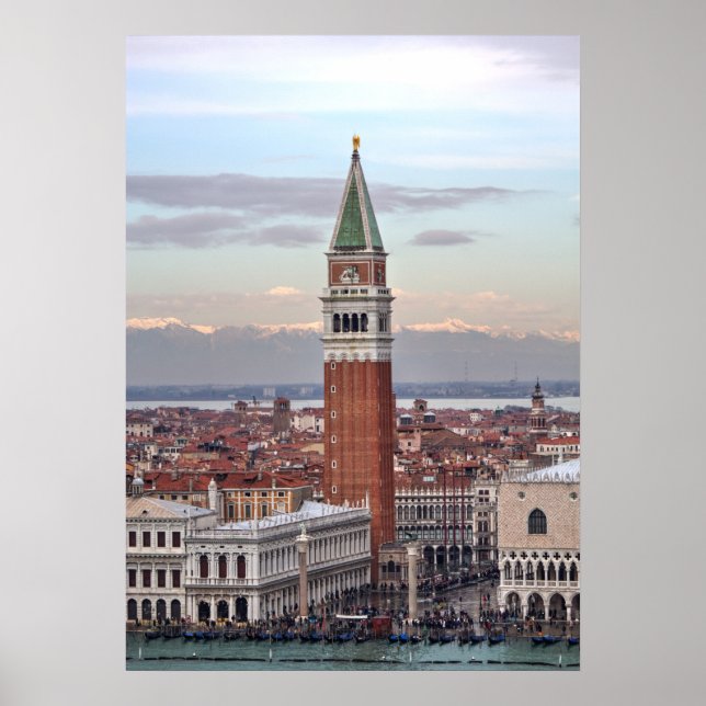 Póster Campanile di San Marco, Veneza Itália (Frente)