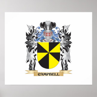 Póster Campbell Casaco de Armas - Proteção para a Família