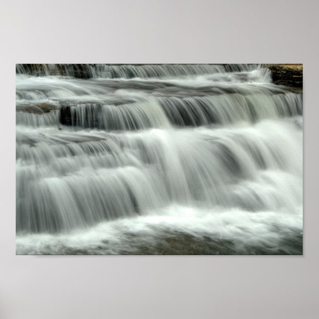 Póster Campbell Falls, Virgínia Ocidental (Frente)