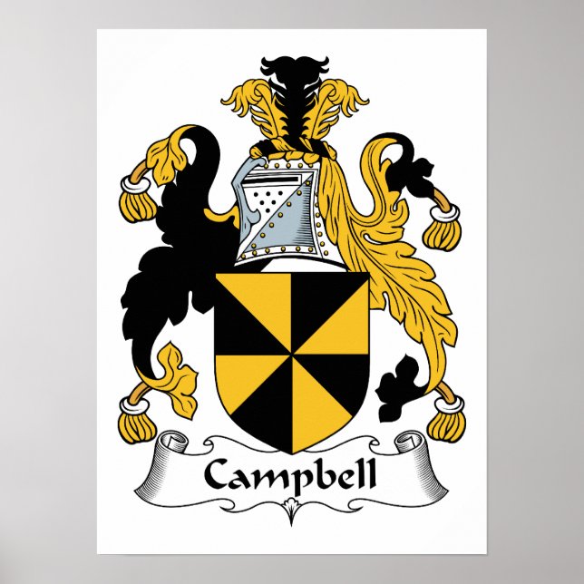 Poster Campbell Family Crest (Frente)
