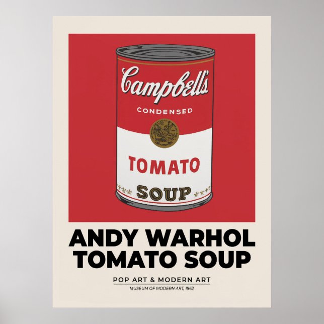 Poster Campbells Tomato Soup (Frente)