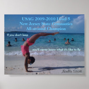 Póster Campeão da ginástica