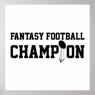 Póster Campeão de Futebol Fantasy