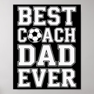 Poster Campeão de Futebol Melhor Treinador Pai de Todos o