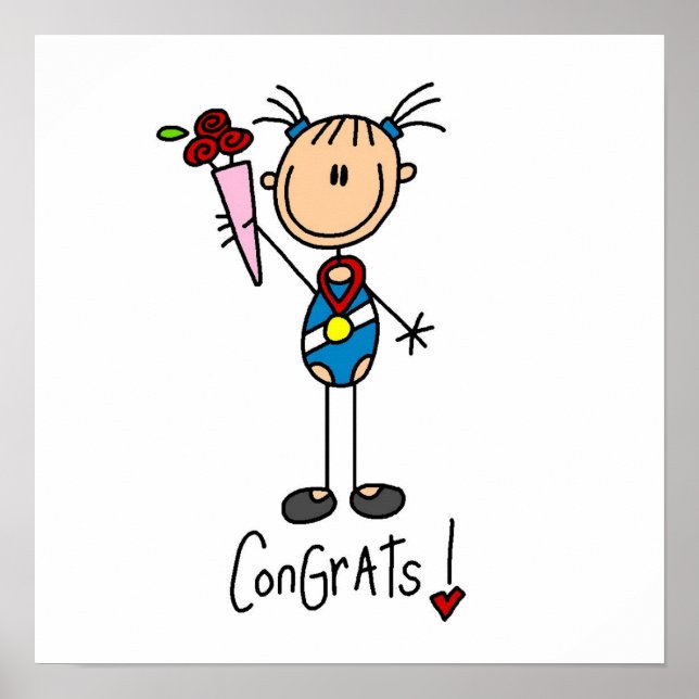 Póster Campeão de ginasta (Frente)