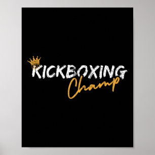 Poster Campeão de Kickboxing