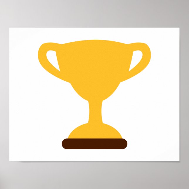 Poster campeão de troféus de taça (Frente)