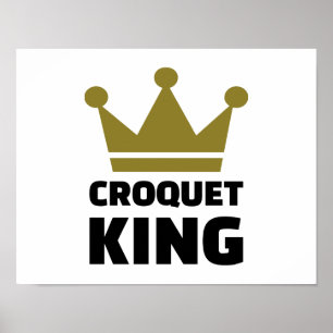 Póster Campeão do rei do Croquet