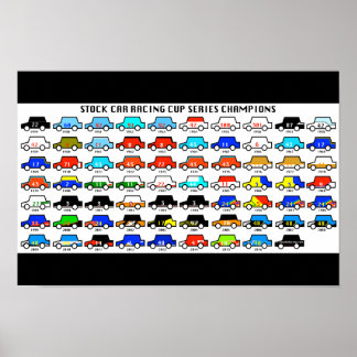 Poster Campeões da Série Stock Car