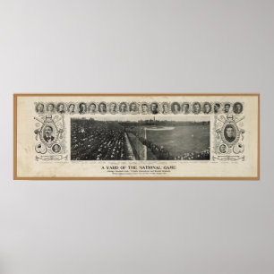 Póster Campeões do mundo dos Chicago Cubs e disjuntores