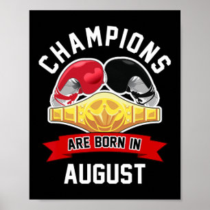 Poster Campeões São Nasceres No Aniversário Do Esporte Bo
