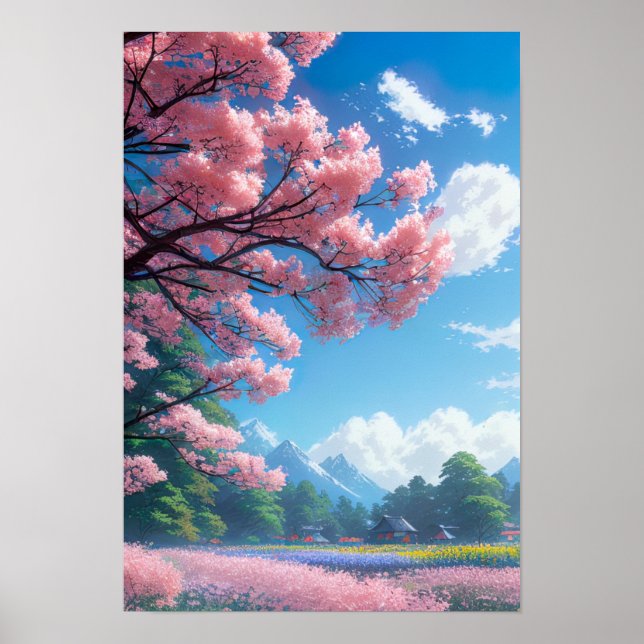 Poster Campo Blooming (Frente)