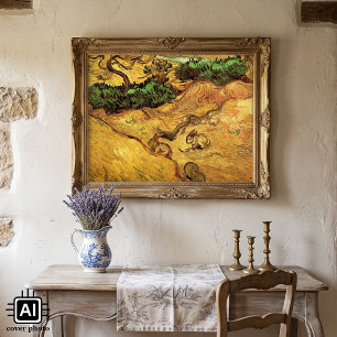 Póster Campo com dois coelhos por Vincent van Gogh