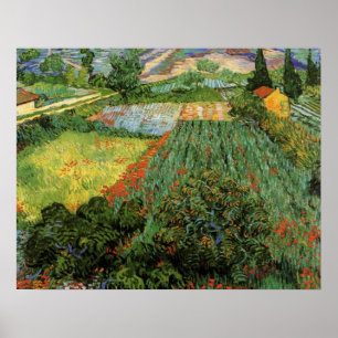Póster Campo com Papoulas por Vincent van Gogh