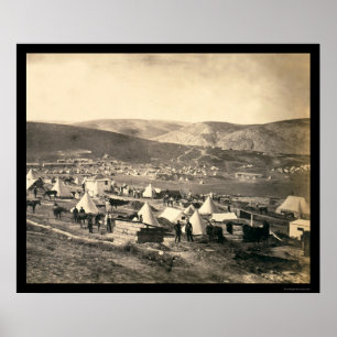 Póster Campo das Guardas de Dragoões 5 1855