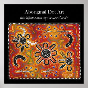 Póster Campo de aborígines de Tucker (comida)