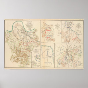 Poster Campo de batalha, Nashville, Tenn