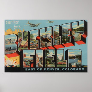 Poster Campo de Denver, Colorado - de Buckley