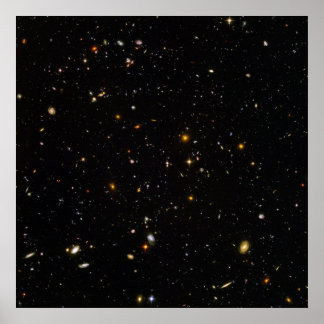 Poster Campo de espaço ultra profundo do Hubble