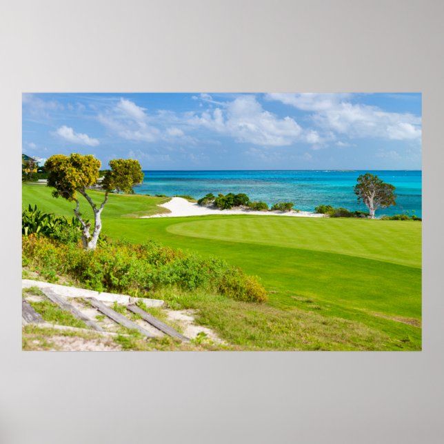 Póster Campo de Golfe (Frente)