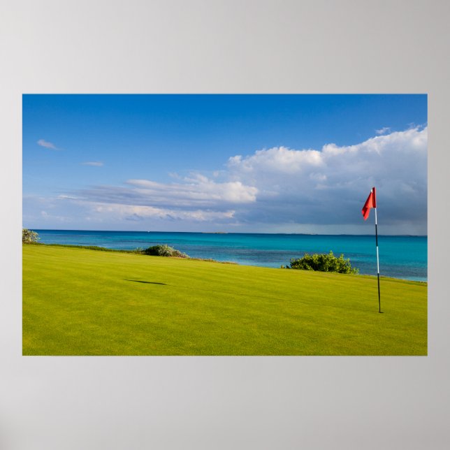 Póster Campo de Golfe (Frente)