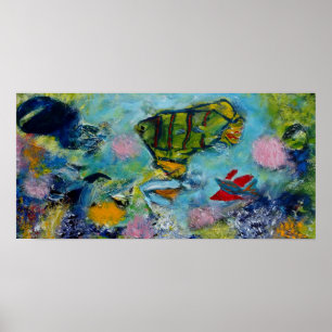 Poster Campo de jogos subaquático