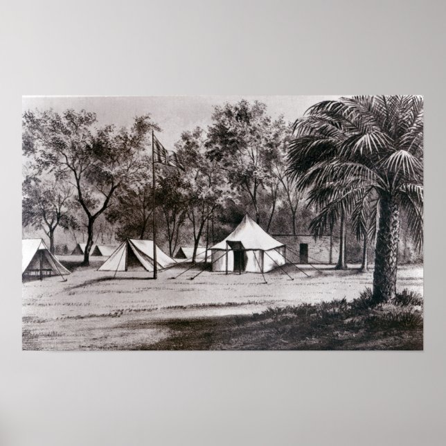 Poster Campo de Lord Wolseley em Korti (Frente)