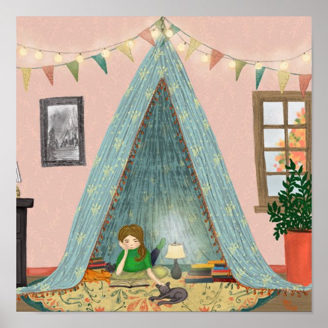 Poster Campo De Nook Do Livro Cozy No Sábado (Frente)