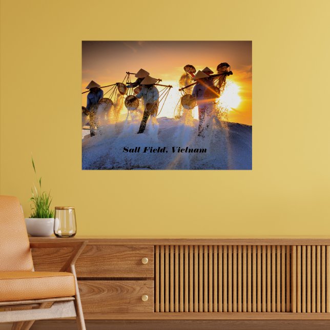 Poster Campo de Sal do Vietnã (Sala de Estar 2)