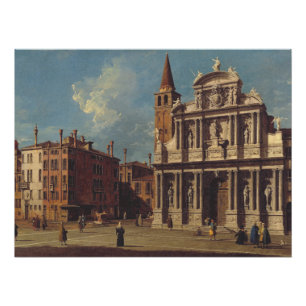 Póster Campo de Santa Maria Zobenigo por Canaletto