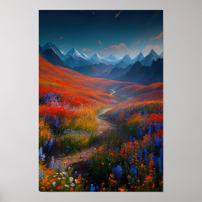 Poster Campo de Sonhos Crimson (Frente)