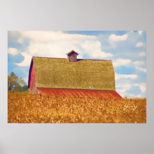 Poster Campo de Trigo (Frente)