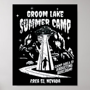 Poster Campo de Verão Groom Lake - Zona Engraçada 51 Alie