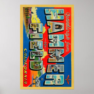 Poster Campo do martelo, Califórnia - grandes cenas da