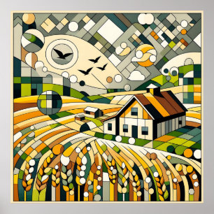 Poster Campo Geométrico