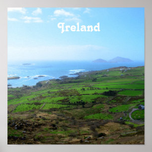 Póster Campo irlandês