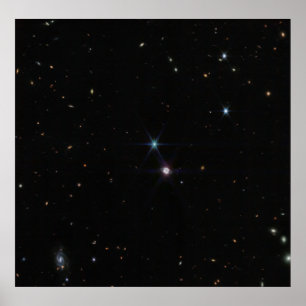 Poster Campo Largo do Planeta Netuno no James Webb