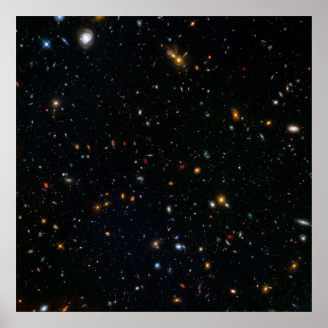 Poster Campo paralelo do Galaxy Cluster Abell 370. (Frente)