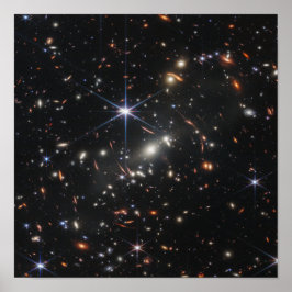 Poster campo profundo James Webb Telescope