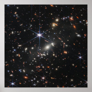 Poster campo profundo James Webb Telescope