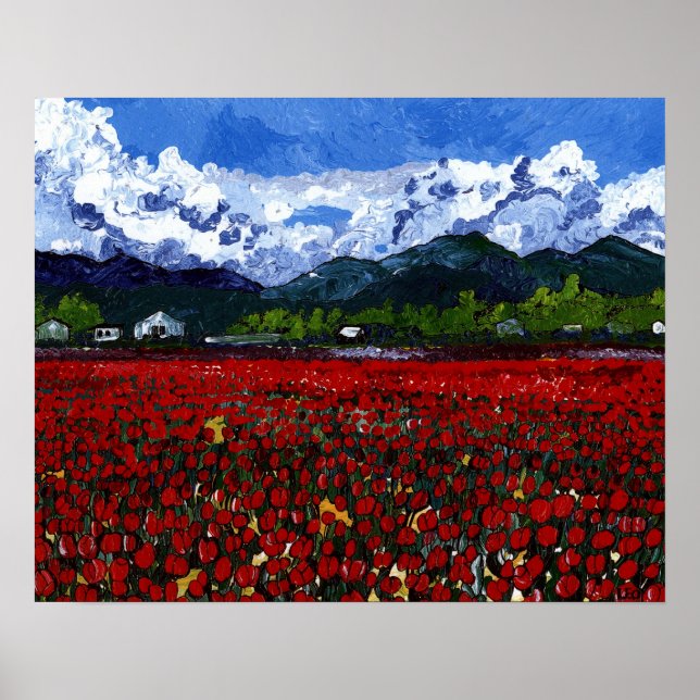Póster Campo Tulip (Frente)