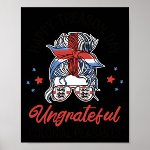 Poster Camponeses Coloniais Ingratos Dia da Traição 4º De