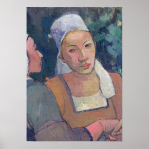Póster Camponeses do bretão de Paul Gauguin  , 1894 (ól