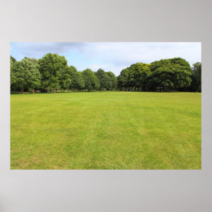 Póster Campos de Blackweir, parque do Bute, Cardiff