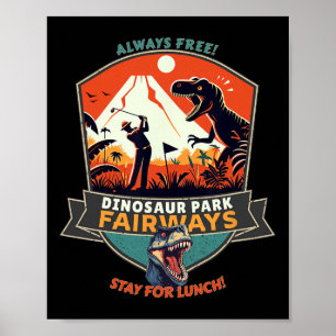 Poster Campos de Dinosaur Park 