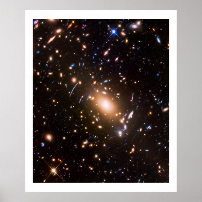 Poster Campos de Fronteira Hubble (Frente)