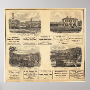 Póster Campos de petróleo, residência