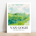 Poster Campos de Trigo Verde, Auvers de Vincent van Gogh<br><div class="desc">Green Wheat Fields,  Auvers (1890),  por Vincent Van Gogh</div>
